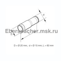 �������� ���������� ��� �������, D 20/15�� L 60 ��
 | �������: 221000100105