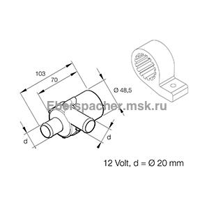 33000012 ����� ���������� 12� Flowtronic 800 S, �������� D 20 ��
