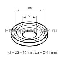 Кольцо для тосольной трубы 23-30мм | Артикул: 201549650002 Кольцо для тосольной трубы 23-30мм | Артикул: 201549650002