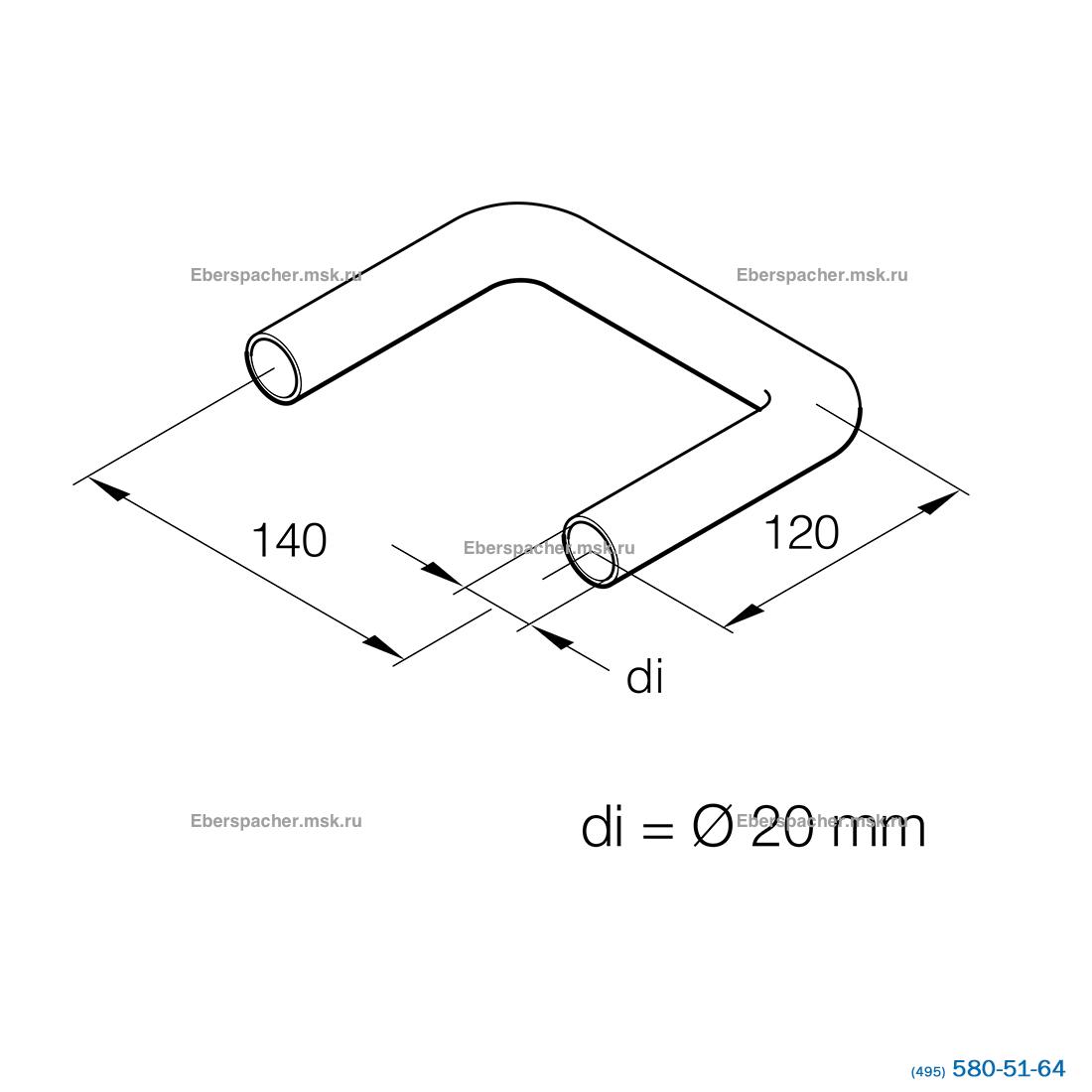 Шланг тосольный резиновый | Артикул: 240117800001 Шланг тосольный резиновый | Артикул: 240117800001